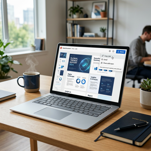 How to Host a PDF Online and Get a Shareable Link